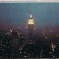 Postcard Panoramic View NYC Observation Roof Atop RCA Building New York
