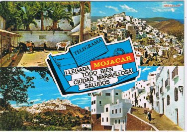 Spain Postcard Mojacar Almeria Multi View