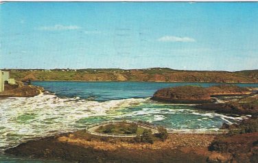 Postcard Low Water Reversing Falls Rapids Saint John New Brunswick