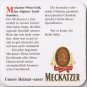 Meckatzer Beer Weiss Gold Coaster