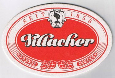 Villacher Beer Coaster Biercartoon Back