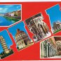 Italy Postcard Pisa Leaning Big Letter Multi View
