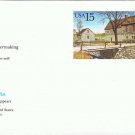 USPS Postcard America The Beautiful American Papermaking Rittenhouse Paper Mill