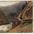 British Columbia BC Postcard Tunnels Of Fraser Canyon Rocky Mountains Warwick Br