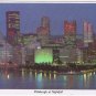 Postcard Pittsburgh City Lights At Nightfall