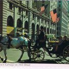 New York Postcard NYC Horsedrawn Carriages On 59th Street