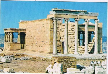 Greece Postcard Athens The Erectheion
