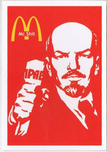 France Postcard Paris Lenin McShit