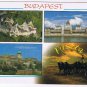 Hungary Postcard Budapest Panorama Views Multi