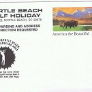 USPS Postcard Myrtle Beach Hurricane Hugo America The Beautiful Buffalo