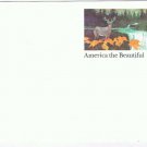USPS Postcard America The Beautiful Deer Waterfall