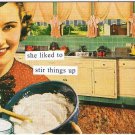 Anne Taintor Comic Postcard She Liked To Stir Things Up