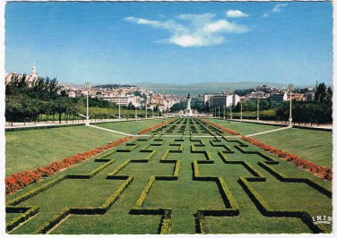 Portugal Postcard Lisboa Lisbon Edward VII Park