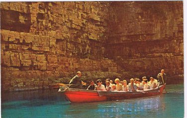 Postcard Boat Ride In Famous Ausable Chasm New York