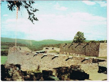 New York Postcard American Revolution Fort Ticonderoga Lake Champlain