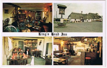 United Kingdom UK Postcard Theddlethorpe King's Head Inn Multi Lincolnshire Wold