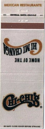 Matchbook Cover Chi-Chi's Mexican Restaurant