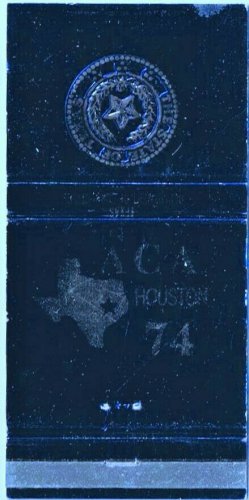 Matchbook Cover American Correctional Association Huntsville Texas