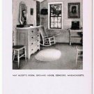 Concord Massachusetts Postcard Orchard House May's Room Alcott