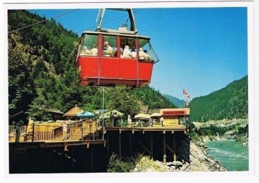 Fraser Canyon British Columbia Postcard Hell's Gate Airtram