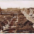 Edinburgh Scotland UK Postcard RPPC Princes Street From Scot Monument Sepia