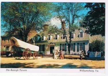 Williamsburg Virginia Postcard The Raleigh Tavern