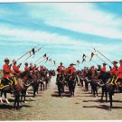 Canada Postcard RCMP Royal Canadian Mounted Police Troop Inspection