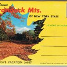 New York Postcard Booklet Adirondack Mountains