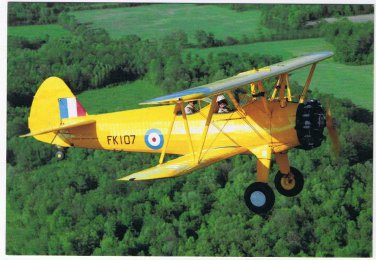 Ontario Postcard Mount Hope Boeing Stearman Canadian Warplane Heritage