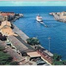 Curacao Caribbean Island Postcard Ferryboat Leaving Willemstad For Venezuela