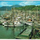 British Columbia BC Postcard Prince Rupert Fishing Fleet Halibut Capital World