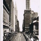 New York RPPC Postcard NYC Through 42nd Street World's Busiest Street 1920s