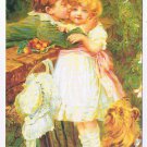 Art Postcard Frederick Morgan Over The Garden Wall Woman's Weekly