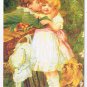 Art Postcard Frederick Morgan Over The Garden Wall Woman's Weekly