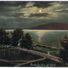 Pennsylvania Postcard Harvey's Lake Birds Eye At Night 1914