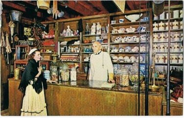 Toronto Ontario Postcard Black Creek Pioneer Village Laskay Emporium