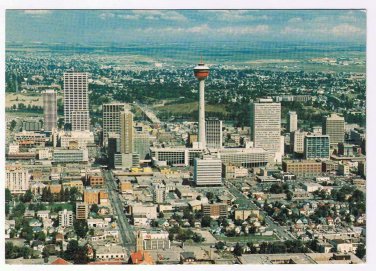 Alberta Postcard Calgary Oil Capitol Canadian Rockies