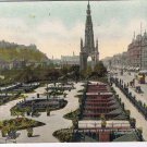 United Kingdom Scotland Postcard Edinburgh Princes St Sir Walter Scott Monument