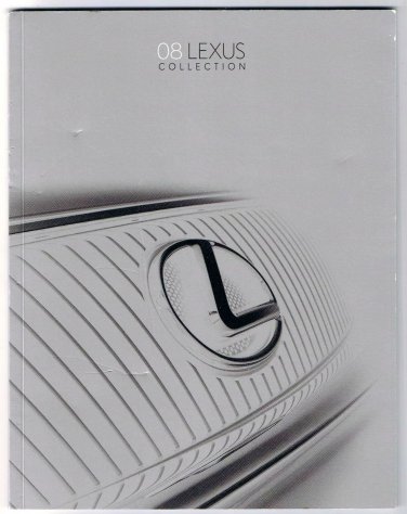 2008 Lexus Full Line Brochure Catalog 30 Pages