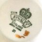 Aynsley Cup & Saucer Burgundy White Silver Roses Made in England