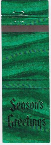 Matchbook Cover Seasons Greeting Drexelbrook Restaurant Drexel Hill Pennsylvania