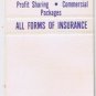 Matchbook Cover Charles K Fletcher Insureance Agency San Diego California