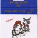 Matchbook Cover The Fox & Hound Kissimmee Florida