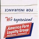 Matchbook Cover America Fore Los Angeles Branch California