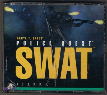 PC CD Rom Darryl Gates Police Quest Swat Computer Video Game