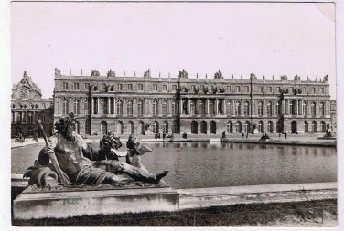 France Postcard RPPC Versailles Castle Water Park