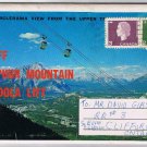 Alberta Postcard Booklet Banff Sulphur Mountain Gondola Lift