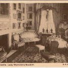 United Kingdom UK Postcard Warwick Castle Lady Warwick's Boudoir H B & Son