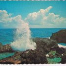Jamaica West Indies Postcard Mighty Caribbean Sea Pounding Jamaica Coastline