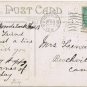 Postcard Embossed Birthday Greetings Apple Orchard Woodstock 1911